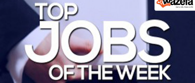 Top Jobs of the week