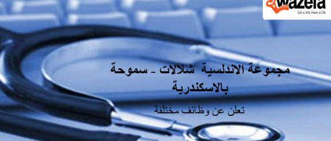 وظائف مختلفه و كتيره فى مجموعة مستشفيات الاندلسيه  شلالات - سموحة بالاسكندرية