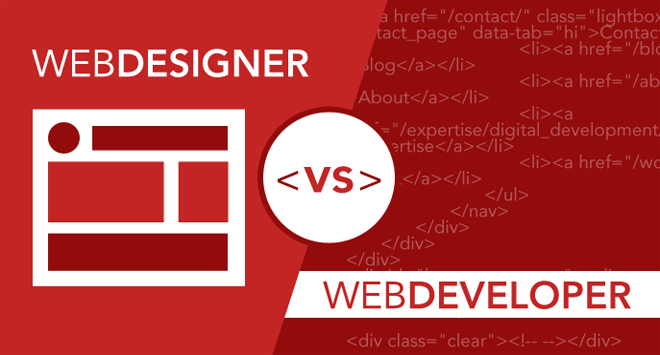 الفرق بين الWeb Designer و الWeb Developer