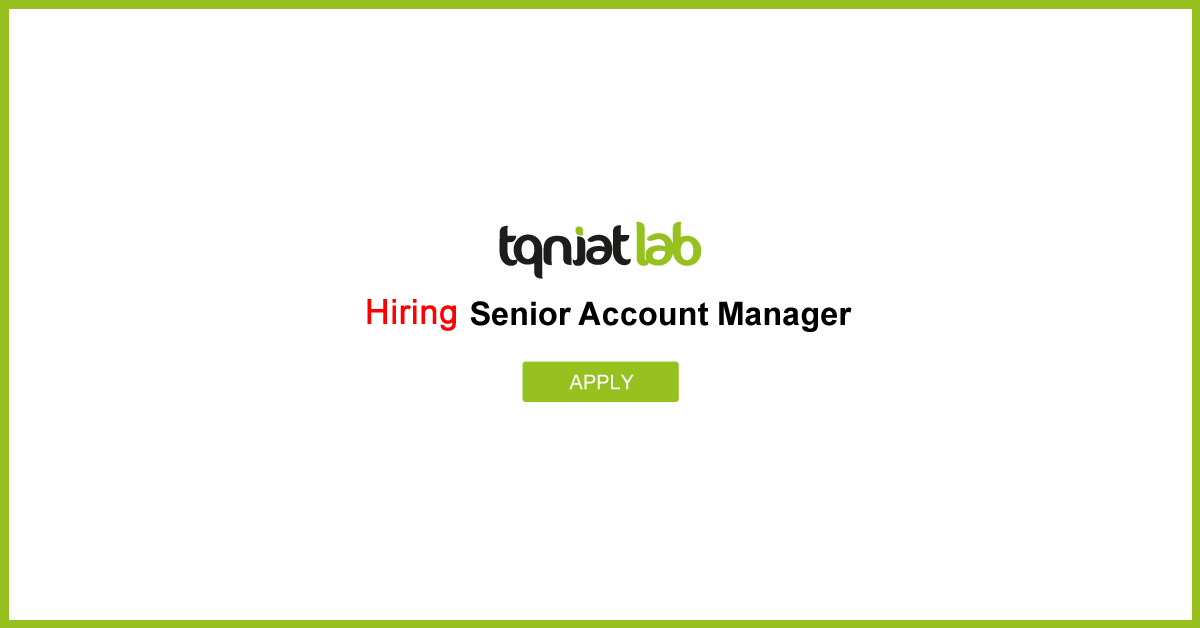 Tqniat Lab Hiring Senior Account Mananger (web-design-sales-job)